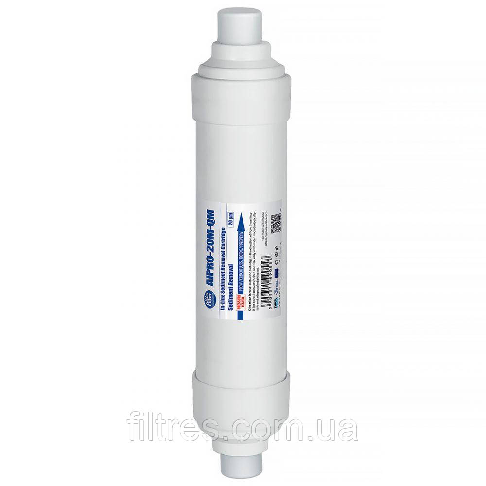 Aquafilter AIPRO-1M-QM - Механічний лінійний картридж 2 1/2" х 12", 1 мікрон