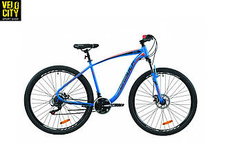 Велосипед 29" FORMULA KOZAK 2020 синьо-помаранчевий