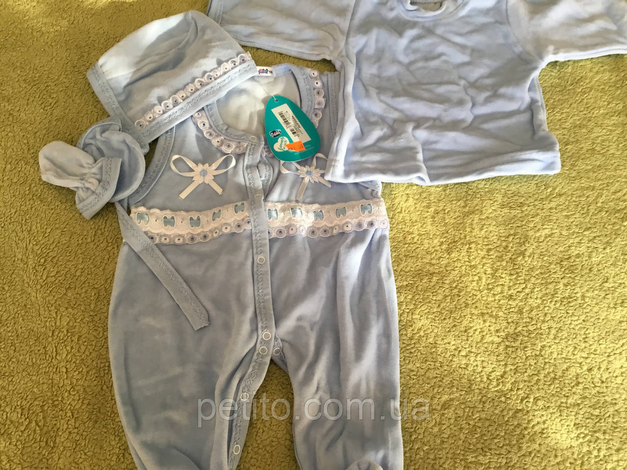 Набір для новонародженого пастельного кольору, фото 1