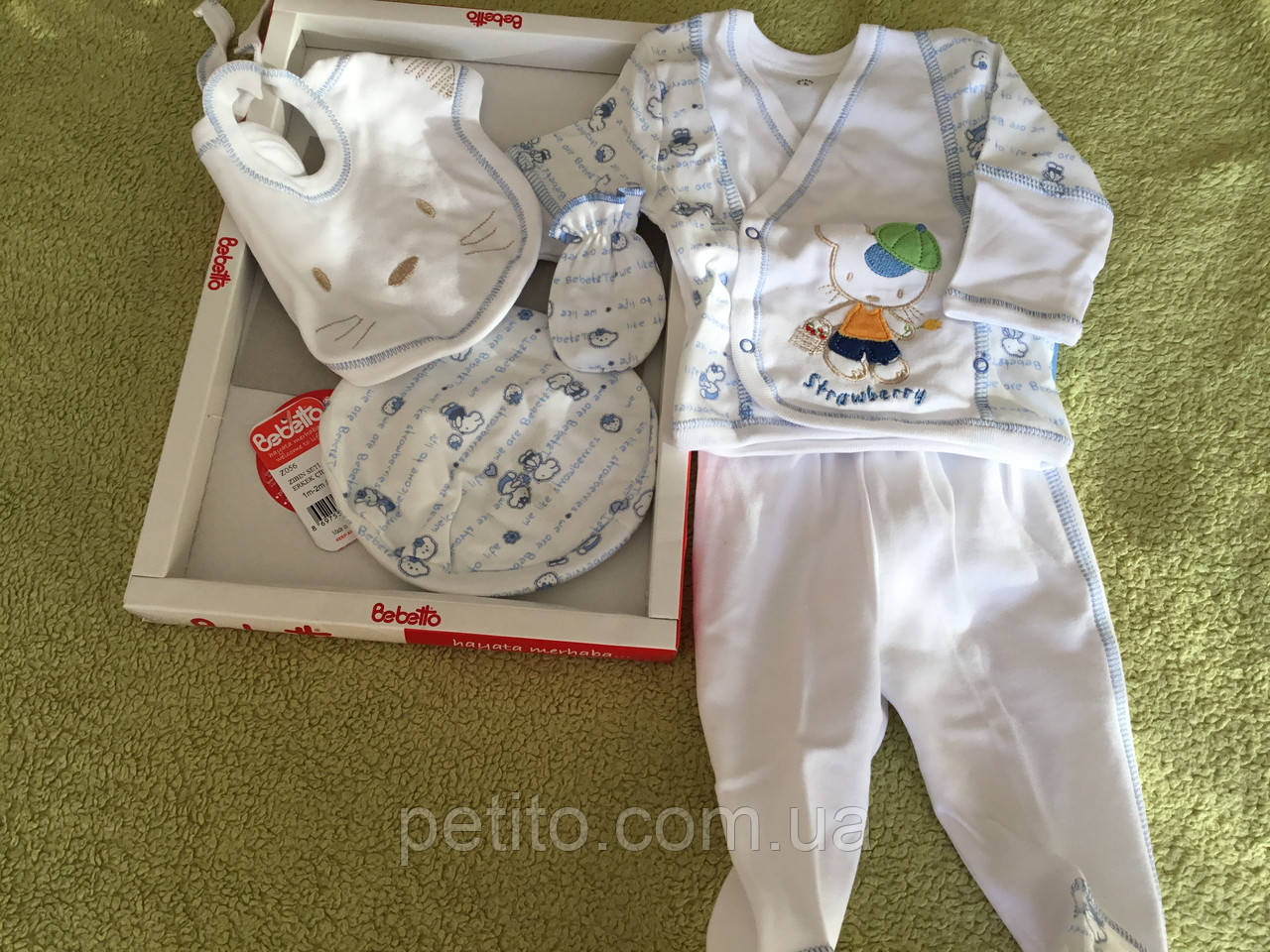 Набір для новонародженого з штанами та кофтою, фото 1