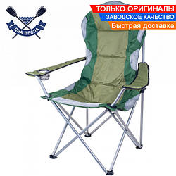 Крісло рибальське до 120 кг Ranger SL-750 з підсклянником, сидіння 63х48см, сталь, 4кг, чохол з ременем