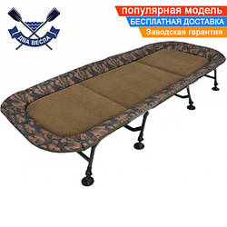 Кемпінгове ліжко розкладачка Homelike Camo TRF-053 до 150 кг коропова розкладачка рибацька 220х98х30,5/37,5 см, 10,9 кг, сталь