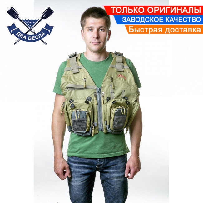 Жилет рибака Tramp Angler L/XL TRFB-006 розвантажувальний жилет рибальський жилетка рибальська рибальські жилети для риболовлі