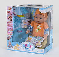 Пупс функціональний BL 034 E (12) 8 функцій, з аксесуарами, у коробці