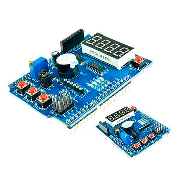 Багатофункціональна навчальна плата для Arduino — Multifunction Shield For Arduino 2019 v 2.3