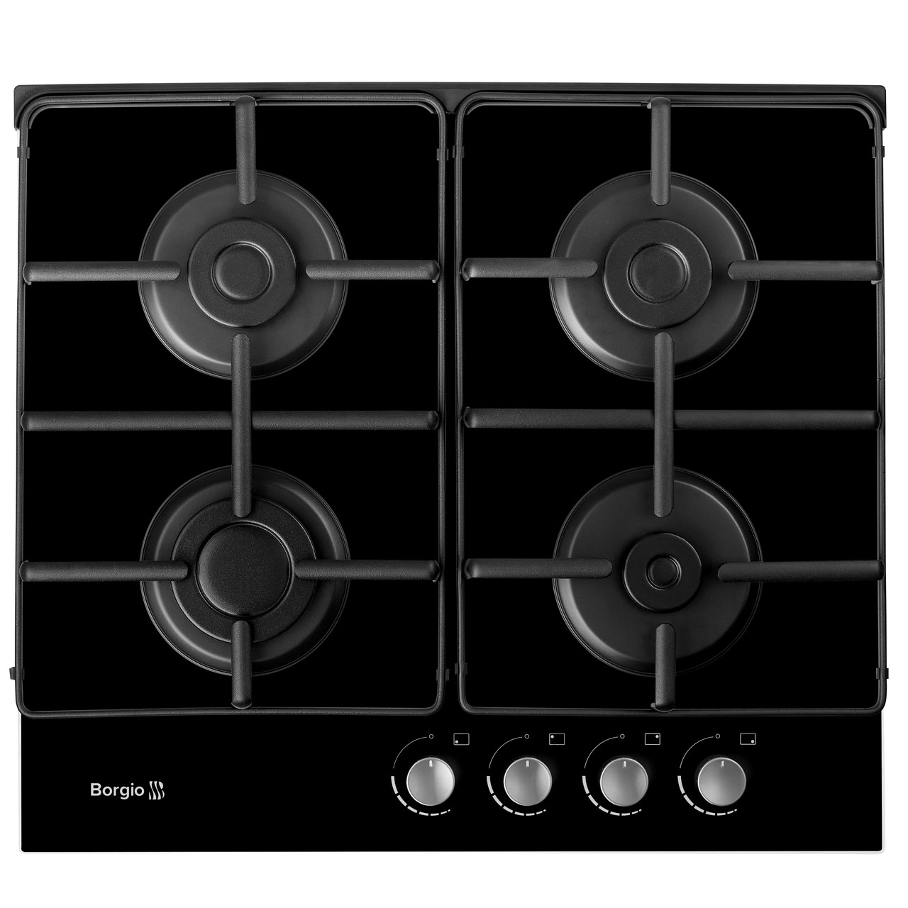 Варильна поверхня газова BORGIO 6270 (Black Glass)