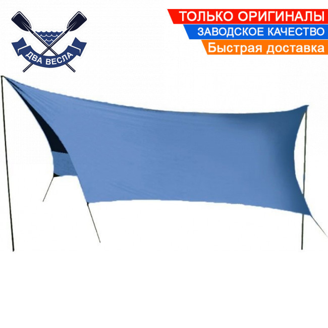 Похідний тент SOL Blue 4,4х4,4 м зі стійками полегшений, вага 2,1 кг