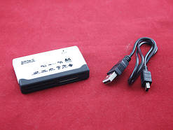USB Mini/MicroSD SD MMC xD M2 MS Duo CF картридер