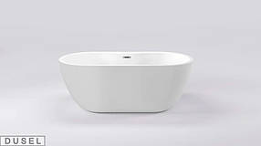 Окремостійка акрилова ванна Dusel Sarno DU111 180х75х58