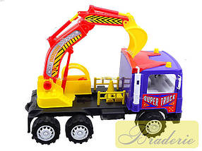 Машинка Супертрак екскаватор Kinder way 14-002-1