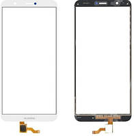 Сенсор (тачскрин) для Huawei P Smart (FIG-LX1) белый Оригинал (Тестирован)