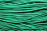 Гумка капелюшна, кругла 2,5мм зелений моток 50м, фото 3