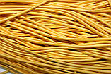 Гумка капелюшна, кругла 2,5мм жовтий моток 50м, фото 3