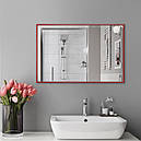 Дзеркало для ванної кімнати в червоному кольорі 400x600, фото 2