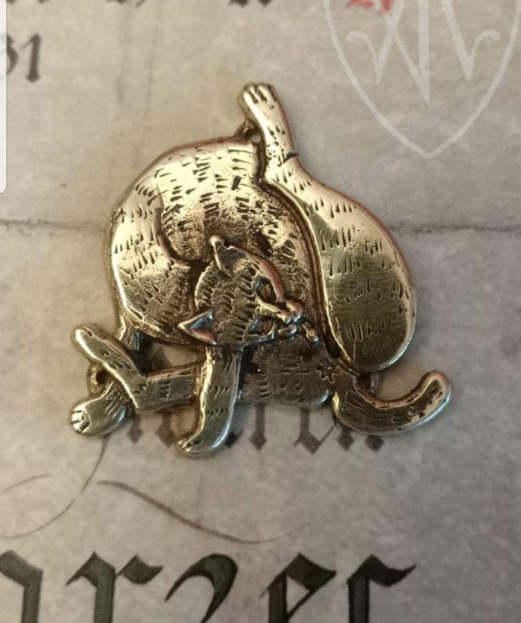 Кіт брош бейдж нашивний