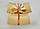 Міні цукерниця двоярусна MCA Vizyon з меляра з позолотою і декором квіти 11 см, фото 2