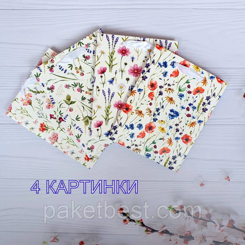 Подарунковий Пакет ГІГАНТ(31х42х12) Мікс - 4 картинки, фото 1