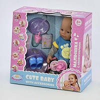 Пупс функціональний 8060-500 (8) з аксесуарами, у коробці