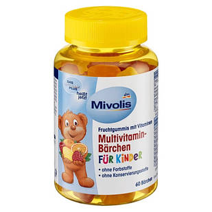 Мультивітаміни для дітей Mivolis у формі ведмедиків