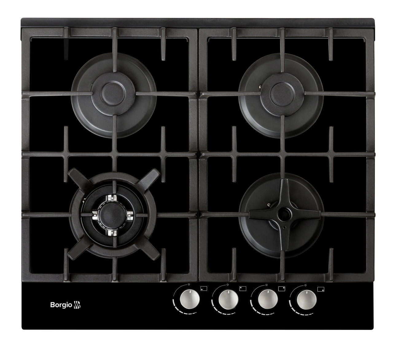 Варильна поверхня газова BORGIO 6272-18 (Black Glass) FFD