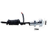 Жовті врізні світлодіоди (Орлине око 23мм.), корпус срібло - LED DRL ДХО підсвічування салону, фото 2