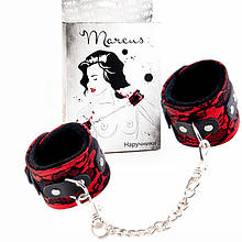 Мереживні наручники Toyfa Marcus, червоний