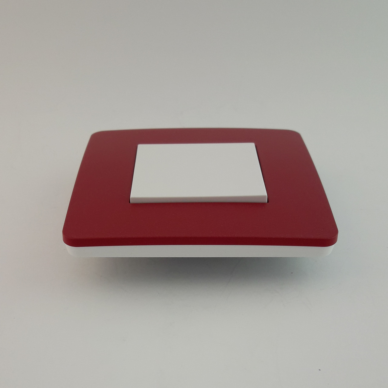 Рамка 2 постова Studio Color, червоний/білий, 2х2 модулі