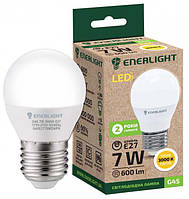 Лампа світлодіодна ENERLIGHT G45 7Вт 3000K E27