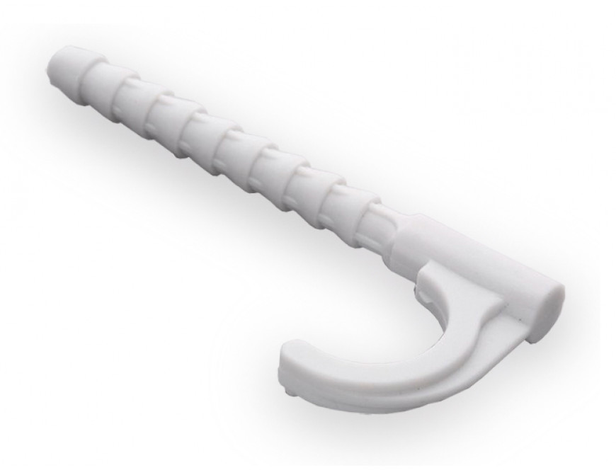 Монтажний дюбель гачок одинарний, фото 1