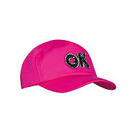 Яркая детская кепка для девочки с аппликацией BARBARAS Польша XB95 Розовый