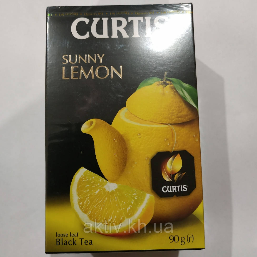 Чай чорний Curtis з лимоном 90грамм