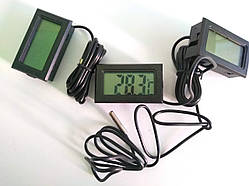 LCD Цифровий термометр із водонепроникним зондом до 110 градусів за Цельсієм (кабель 2 метри)