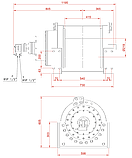 Bzc30000 Гідравлічна лебідка, 30000 кг, фото 2