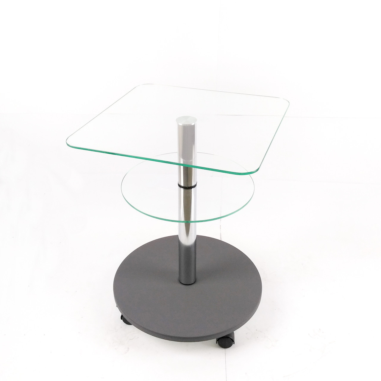 Стіл журнальний Commus Bravo Light400 Kv6 clear-gray-chr50, фото 1