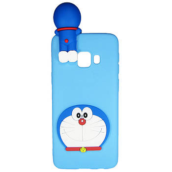 Чохол Cartoon 3D Case для Samsung A720 Galaxy A7 2017 Кіт