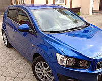 Дефлектори вікон (вітровики) Chevrolet Aveo T300 2011 - 5d hatchback , Cobra Tuning - VL, C31811