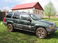 Дефлекторы окон (ветровики) Jeep Grand Cherokee 2 1999-2004, VL - Cobra Tuning, J10499