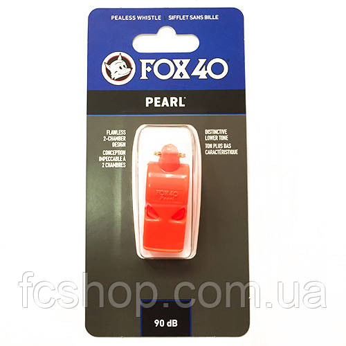 Свисток FOX 40 Original Whistle Pearl Safety 9702-0308, Жовтогарячий, Розмір (EU) — 1SIZE