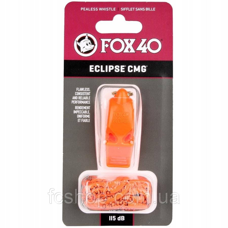 Свисток FOX40 Whistle Official Eclipse CMG 8405-0308, Жовтогарячий, Розмір (EU) — 1SIZE, фото 1