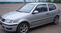 Дефлекторы окон (ветровики) Volkswagen VW Polo 3 3d hatchback 1994-2001, VL - Cobra Tuning, V22494