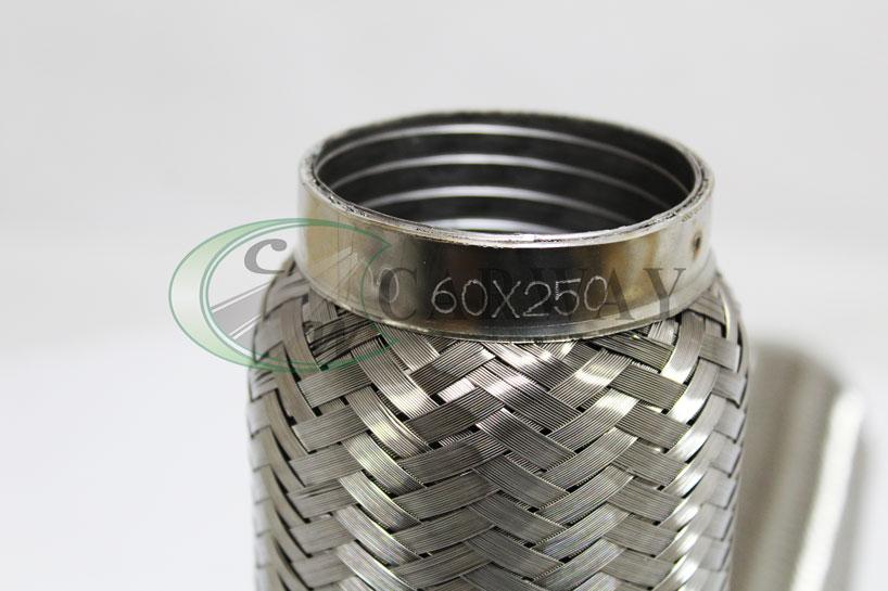 Гофра глушника 60х250 (3-шарова) (interlock) SHIKOO