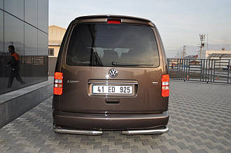 Захист заднього бампера (куточки) Volkswagen Caddy 2010+ г.