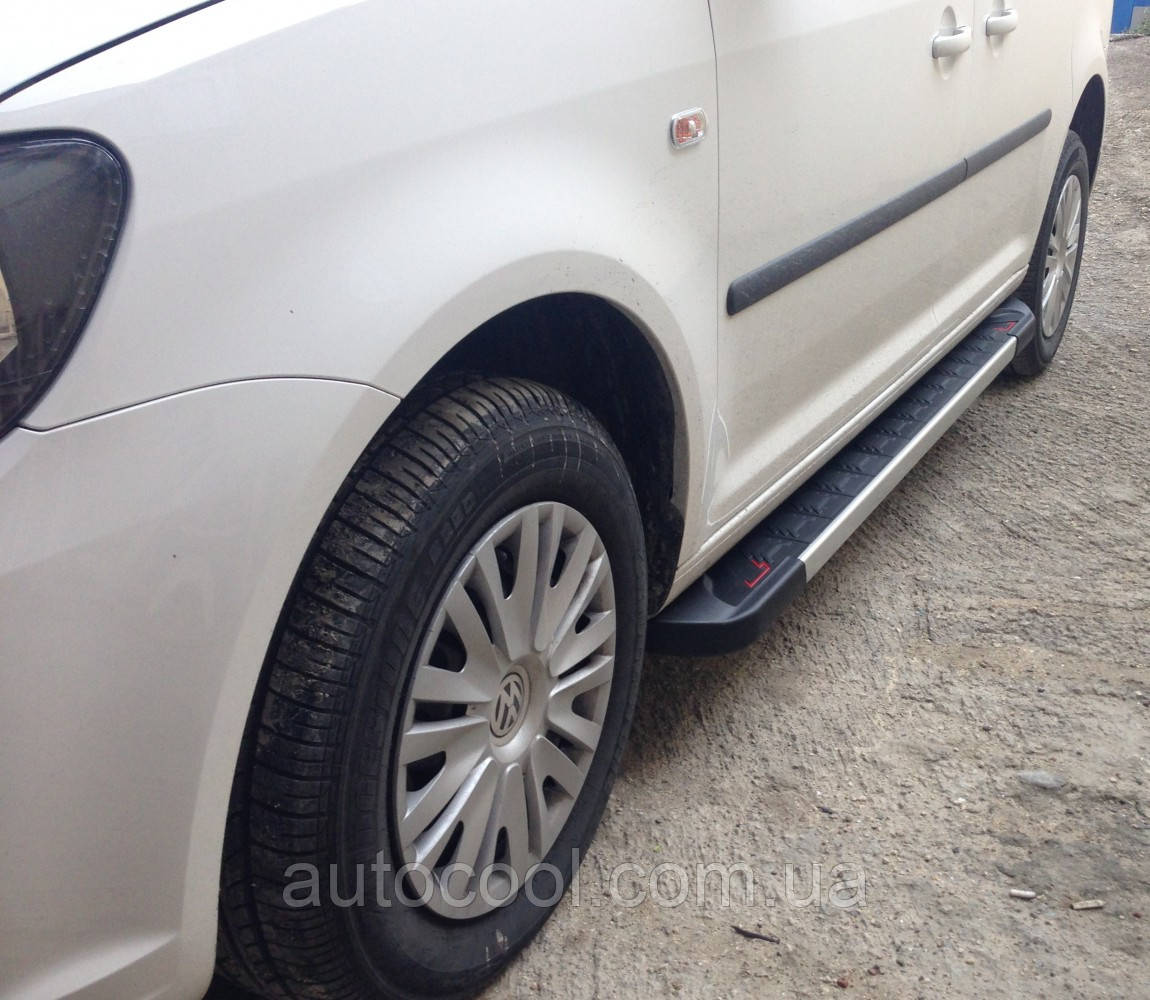 Бічні пороги (площа) Volkswagen Caddy 2004-2010 г.в., фото 1