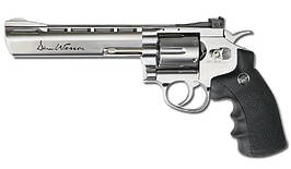 ASG - Dan Wesson 6" Revolver airsoft - Silver - 17115 (для страйкболу)
