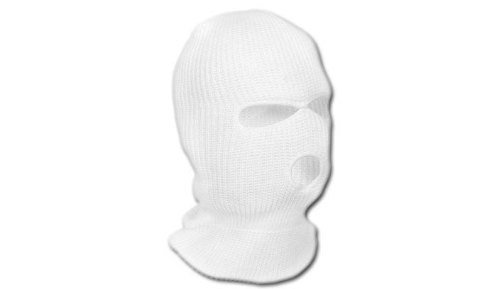Mil-Tec - Winter Balaclava - 3 Holes - White - 12113007 (для страйкболу), фото 1