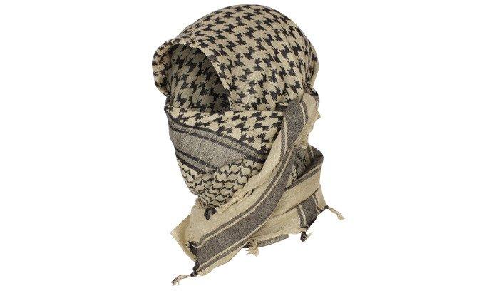 Mil-Tec - Shemagh Khaki-Black - 12611000 (для страйкболу)