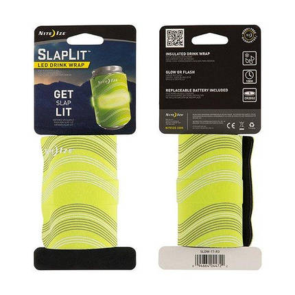 Nite Ize - SlapLit™ LED Drink Wrap - Green - SLDW-17-R3 (для страйкболу), фото 1