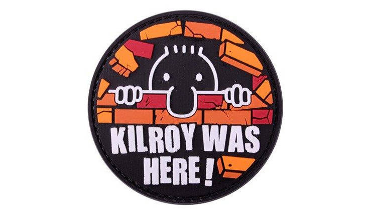 4TAC - 3D Patch - Kilroy was here (для страйкболу), фото 1