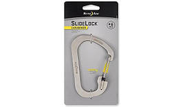 Nite Ize - SlideLock Carabiner #6 - Stainless - CSL6-11-R6 (для страйкболу)