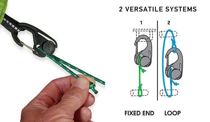 Nite Ize - CamJam Small Cord Tightener - 2Pack w/Rope - NCJS-M1-2R3 (для страйкболу), фото 3